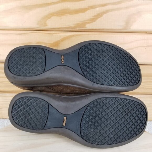 Worx by Red Wing 7.5M Brown Leather Lace-up Work Safety Oxford Shoes STYLE #5115 - Picture 6 of 11